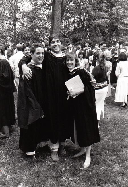 Students Celebrate After Commencement, 1988 | Dickinson College