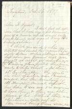 Letter from Amy A. Carothers to Cornelius R. Agnew
