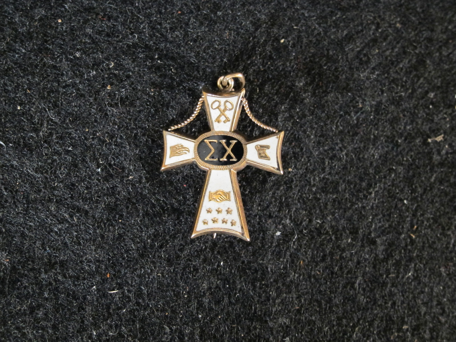 Sigma Chi Fraternity Pin, c.1858 | Dickinson College