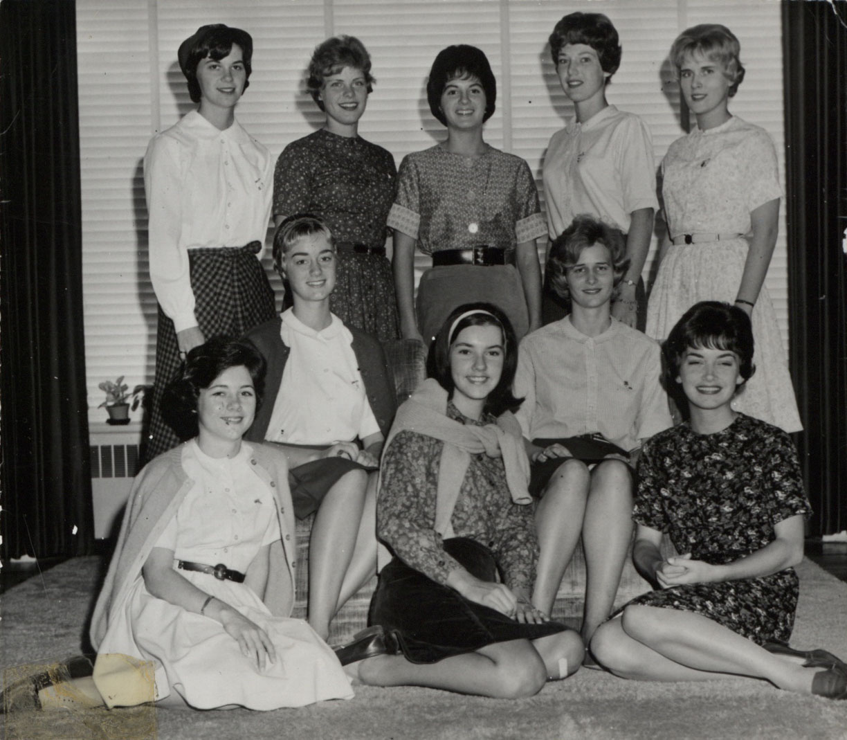 Homecoming queen candidates, 1962 | Dickinson College