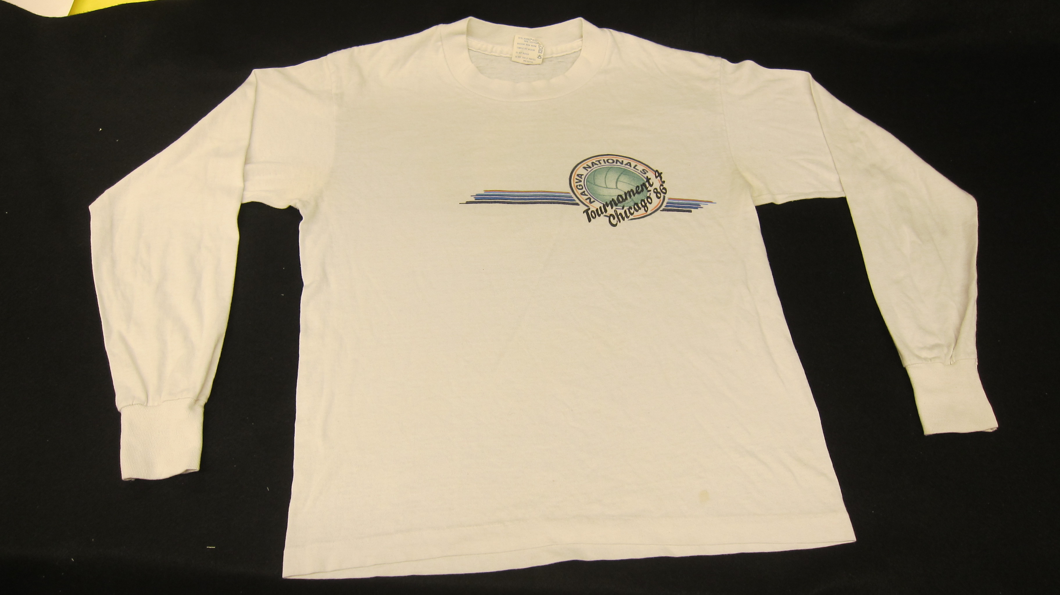 NAGAVA Nationals Tournament 4 Chicago '86'', Long Sleeve Shirt (white) -  1986