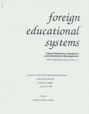 Foreign Educational Systems: Future Directions in Research and Information Management