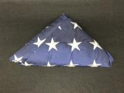 Folded American Flag Front