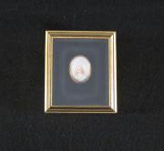 Miniature portrait on Ivory, c.1890