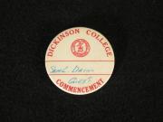 Dickinson Commencement Guest Button
