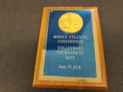 Women’s Volleyball team plaque, 1977
