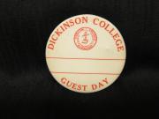 Dickinson College Guest Day button, 1937