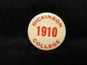 Dickinson College button, 1910