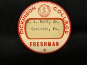 Dickinson College button, c.1930