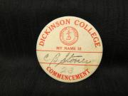 Commencement button, 1923
