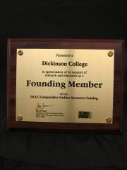 OCLC plaque, 2000                                    