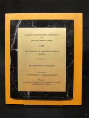 Masonry Contractors Association of Central Pennsylvania plaque, 2000