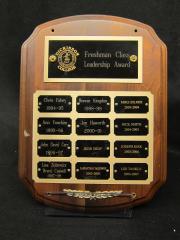 Freshman Class Leadership Award plaque, 1994-2007