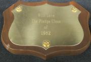Gamma Phi Beta 1982 Pledge Class Plaque, 1982