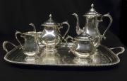Commemorative Silver Tea Set, 1964