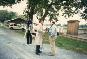 AIDSWalk Attendee being Interviewed - 1988-1990