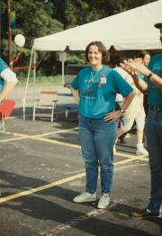 Debbie Fulham-Williams at Harrisburg AIDSWalk - 1993