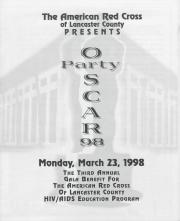 Oscar Party Fundraiser 1998 Program - March 23, 1998