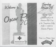 Oscar Party Fundraiser 2000 Program - March 26, 2000