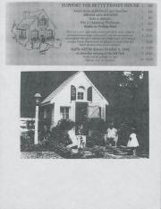 Betty Finney House Raffle Flyer - September 1996
