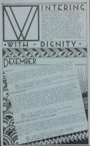 Wintering with Dignity/Central PA - 1980/1981