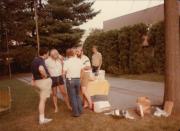 Member sipping beverage at the Dignity/Central PA Great South Lawn Picnic – Summer 1983