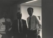 Richard Hause, Barry Loveland, and other member at "the Blessing of the Office of Dignity/Central PA" - March 18, 1990
