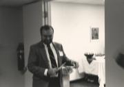 Barry Loveland at "the Blessing of the Office of Dignity/Central PA" - March 18, 1990