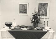 Up close view of snack table at "the Blessing of the Office of Dignity/Central PA" - March 18, 1990