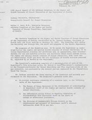  Annual Report of the Advisory Committee on the Rights and Health Concerns of Sexual Minorites - February 28, 1977