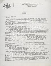 Governor's Council for Sexual Minorities Meeting Minutes - October 20, 1979