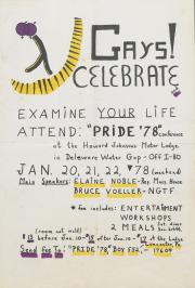Pride '78 Handmade Poster - 1978