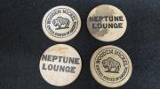 Neptune's Lounge Wooden Buffalo Nickels 