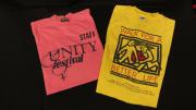 Unity Festival and AIDS Walk T-shirts 
