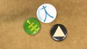  Dignity and Pink Triangle Pins