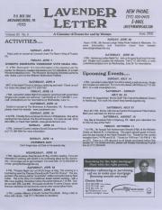 Lavender Letter (Harrisburg, PA) - June 2002