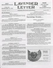 Lavender Letter (Harrisburg, PA) - August 2003