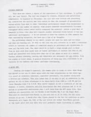 Lily White & Company Artistic Director's Reports - 1995
