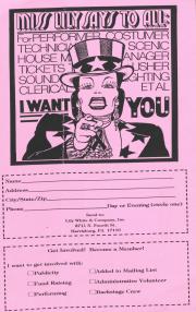 "Miss Lily Wants You" flyers - 1992  