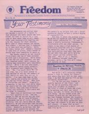 MCC Freedom Newsletter - January 1984