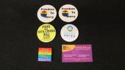 Buttons from LGBT-050 Marlene Kanuck Collection