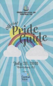 Pride Festival of Central PA Official Pride Guide, 2018 - July 28, 2018