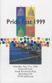 Pride Fest 1999 Program - July 31, 1999