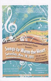 Central PA Womyn’s Chorus “Songs that Warm the Heart” Program - November 19, 2011