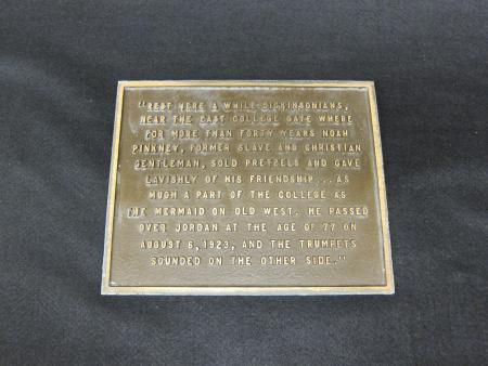 Pinkney Plaque (second edition)
