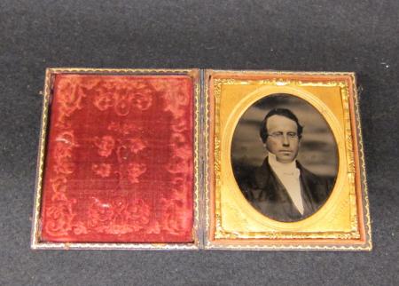 Ambrotype of President Charles Collins, c.1860