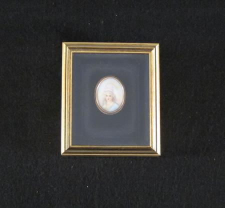 Miniature portrait on Ivory, c.1890