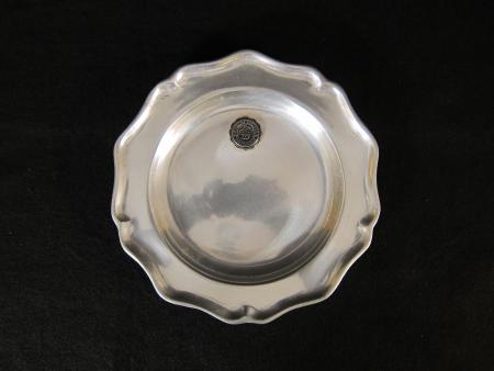 Pewter Platter with College Seal