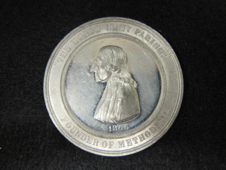 Methodist Church Centennial medal, 1866