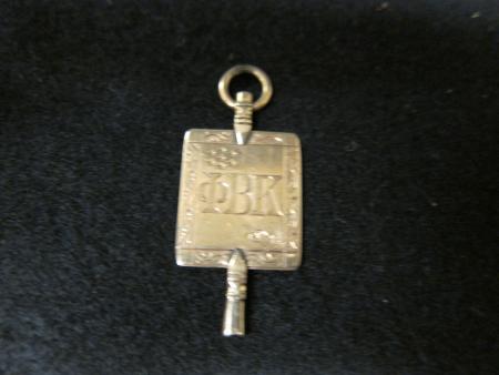 Phi Beta Kappa key, 1883